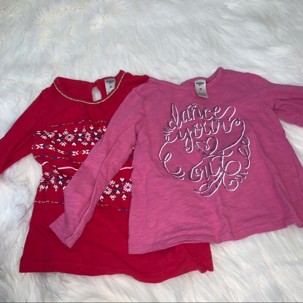 Long sleeve t-shirt bundle — 3T